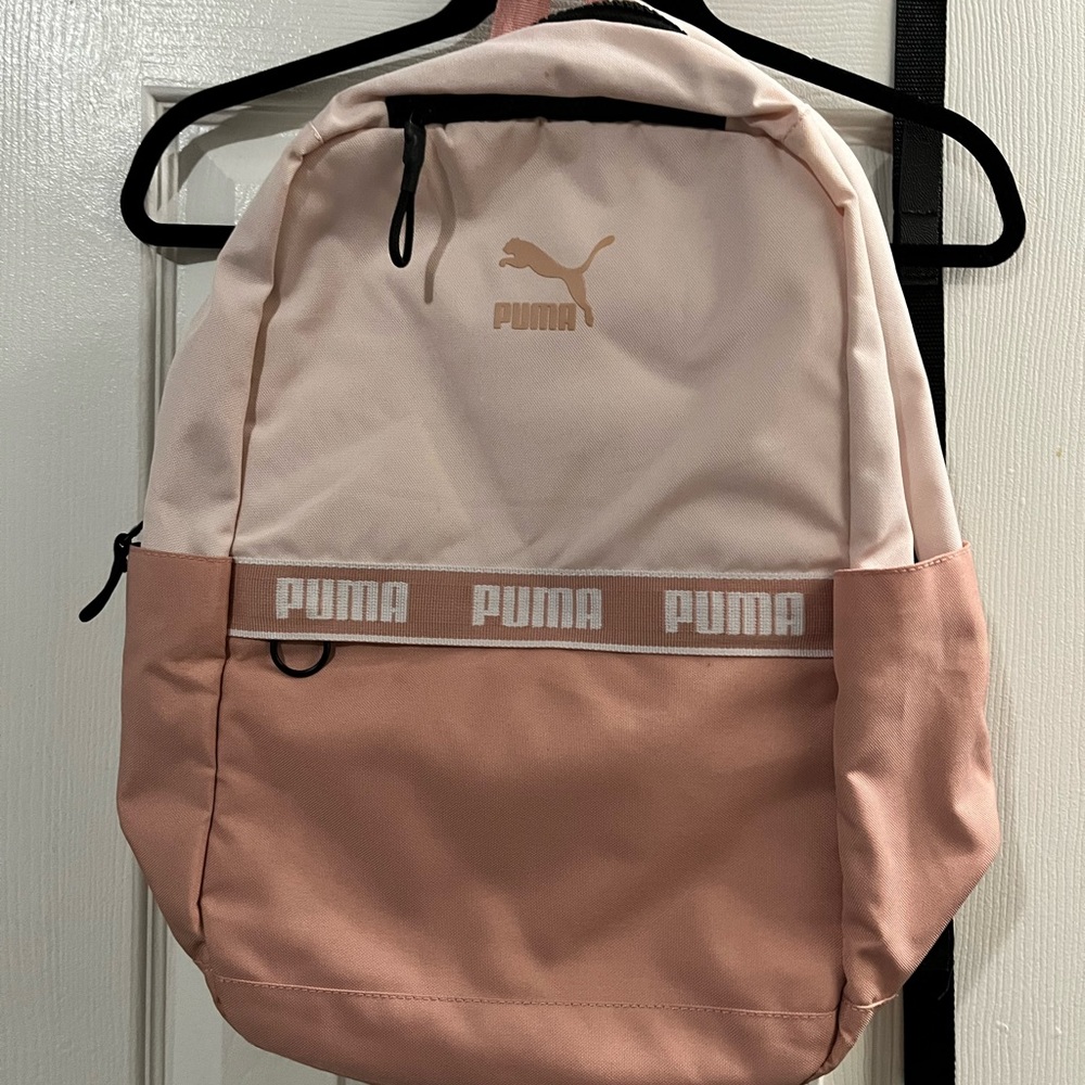 Pink puma backpack